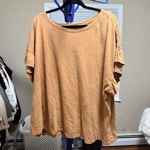 NWOT Lane Bryant Size 26/28- Casual Tan Women's Top